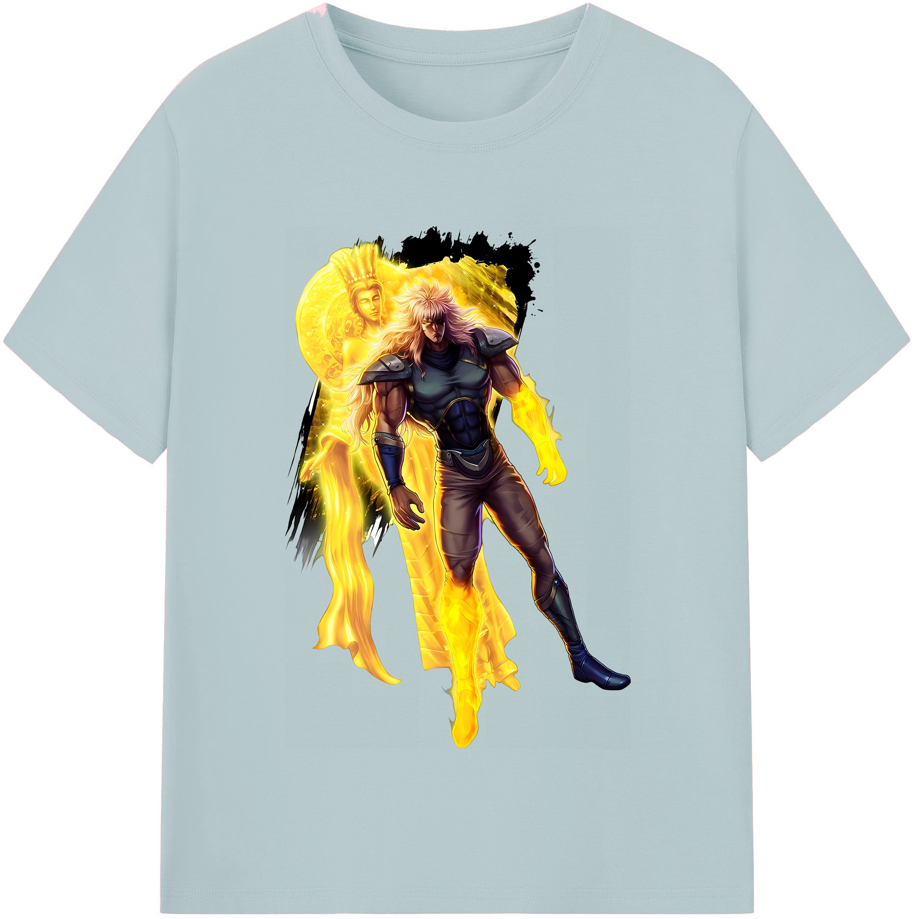 （画像用） 北斗の拳 Fist of the North Star 綿100％半袖Tシャツ（フロントプリント）